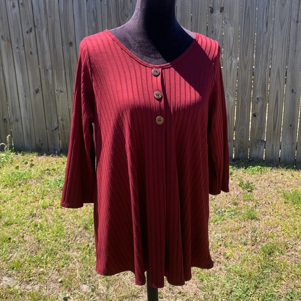 STAR VIXON Plus 3/4 Length Shirt 1X